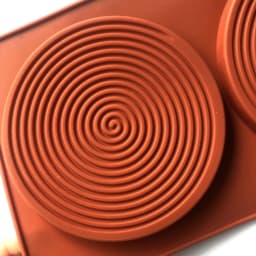 2 Holes Spiral Shape Silicone Mold 3D Cake Moulds Mousse For Ice Cream Chocolate Pastry Bakeware Dessert Art Pan Decorating Tool