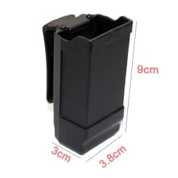 Tactical GL 17 18 19 1911 Pistol Magazine Mag Pouch Case Gun Holster Holder for Pistol 9mm to .45 Caliber Mag Clip G17 G19