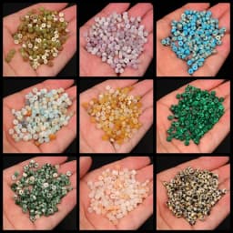 4x2mm Natural Flat Disc Round Stone Crystal Jades Spacer Beads Charm Jewelry Making Handmade Bracelet Necklace Earring Accessory