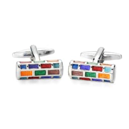 High quality French classic Cufflinks Golden silvery black blue purple twist Cuff-links Men's knot cuff button for Men jewelr