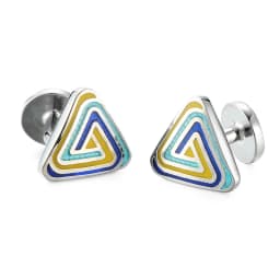 High quality French classic Cufflinks Golden silvery black blue purple twist Cuff-links Men's knot cuff button for Men jewelr