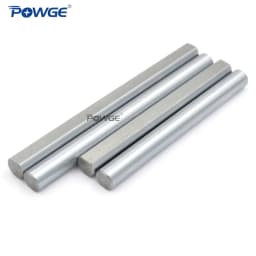 POWGE Kevinakasam ERCF V2 45# Gcr15 Steel Rod D Type Shaft Diameter 5/8mm Grind Flat Linear Round Length 100-500mm 3D Printer