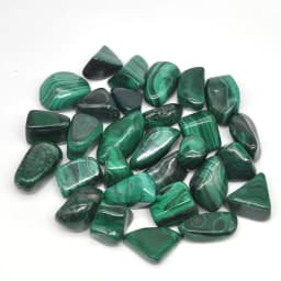 Natural Malachite Tumbled Stones Bulk Healing Crystals Reiki Polished Real Gemstone Aquarium Decoration Material For Jewelry