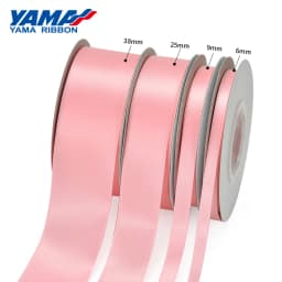 YAMA 25yards/roll Double Face Satin Ribbon 6 9 13 16 25 38 mm Solid Color Ribbons for Handmade Craft Gifts  Wedding Decoration