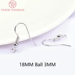(2239)20PCS Height 16MM 24K Gold Color Plated Brass Earring Hook Diy Jewelry Findings Accessories Wholesale