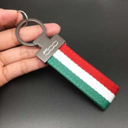 Car Styling Cars Keychain Keyring Key Holder for 500 Punto Bravo Stilo Panda Abarth 500 Car Accessories Keychain Key Ring