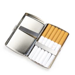 Aluminum Alloy Cigars Cigarete Case Portable Pocket Box Holder for 20 Sticks Storage Container Gift Smoking Accessories Random