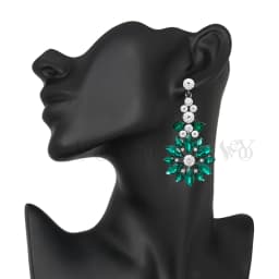 Veyofun Luxury Big Crystal Drop Earrings Wedding Dangle Earrings Fashion Jewelry for Women Gift Wholesale