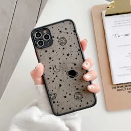 Cartoon Planet Stars Shockproof Phone Case For iPhone 17 16 15 11 12 13 14 Pro XR XS X Mini 16 15 14 Plus Cute Back Cover Coque