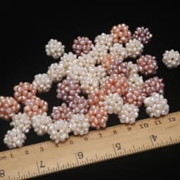 1pc 13-17mm Braided Jewelry Pearl Beads White Purple Baroque Flower Pearl Natural Freshwater Pearl Beads DIY for Necklace Female