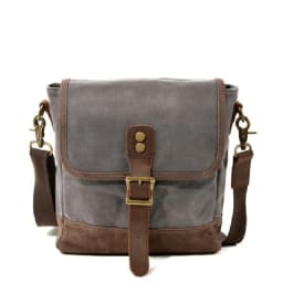 Oil Wax Canvas Leather Crossbody Bag Unisex Military Vintage Messenger Bags Shoulder Bag for Men 2020 Casual Travel Bags