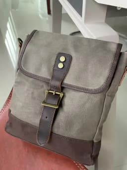 Oil Wax Canvas Leather Crossbody Bag Unisex Military Vintage Messenger Bags Shoulder Bag for Men 2020 Casual Travel Bags