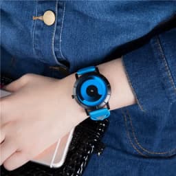 Fashion Creative Rotation Watches Men Sports Watches Leather Strap Quartz Wristwatches Men Women Unisex Watch Relogio Masculino