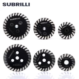 SUBRILLI mini Diamond Saw BIade With RemovabIe FIange M14 5/8-11 Engraving Cutting Disc Carving Concrete Granite Sandstone