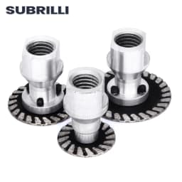 SUBRILLI mini Diamond Saw BIade With RemovabIe FIange M14 5/8-11 Engraving Cutting Disc Carving Concrete Granite Sandstone