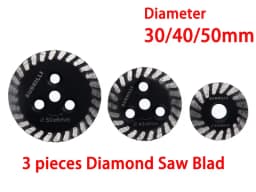 SUBRILLI mini Diamond Saw BIade With RemovabIe FIange M14 5/8-11 Engraving Cutting Disc Carving Concrete Granite Sandstone