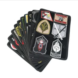 Embroidery Patch Collection Display Book with Detachable Metal Buckle PVC Armband Finishing Storage Hanging Bag for Posters