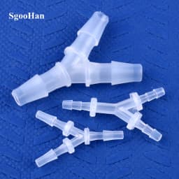 5~200pcs 2.4~12.7mm PP Y-Style Tee Connectors Aquarium Tank Air Pump Aerator Hose Pagoda Joints Irrigation Water Pipe Fittings