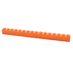 16pcs Small Building Blocks 1x16 Dots Thick Figures Bricks Educational Creative Compatible with Lego DIY Toys Accessorie2465