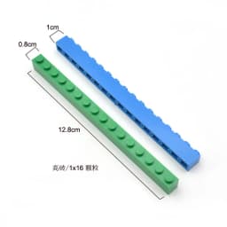 16pcs Small Building Blocks 1x16 Dots Thick Figures Bricks Educational Creative Compatible with Lego DIY Toys Accessorie2465