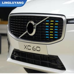 for Volvo XC60 S90 XC40 XC90 V40 S60 V60 V90 V60CC V90CC RD Sports Version China Grid Three-Color Strip Decorative Car Sticker