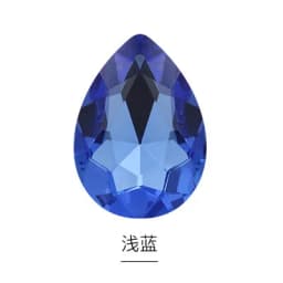 Glass Crystal 10x14 13x18 Nice Colors Waterdrop Water Drop Teardrop Shape Glue on Rhinestone Beads Handicraft Photo Frame DIY