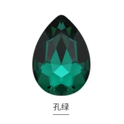 Glass Crystal 10x14 13x18 Nice Colors Waterdrop Water Drop Teardrop Shape Glue on Rhinestone Beads Handicraft Photo Frame DIY