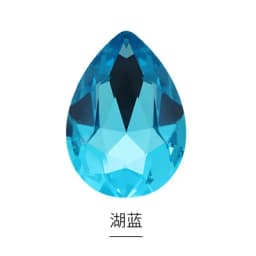Glass Crystal 10x14 13x18 Nice Colors Waterdrop Water Drop Teardrop Shape Glue on Rhinestone Beads Handicraft Photo Frame DIY