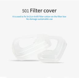 501 Filter Holder Cartridge Retainer Cover Fitting For 3m 6200 6800 7502 9000 Series Respirator Paint Spraying Face Gas Mask
