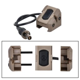 ModButton Remote Pressure Switch for SF M300 M600 WADSN flashlight Weapon Light PEQ15 DBAL CQBL NGAL Fit Keymod M-Lok