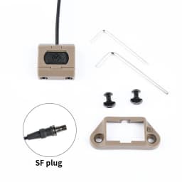 ModButton Remote Pressure Switch for SF M300 M600 WADSN flashlight Weapon Light PEQ15 DBAL CQBL NGAL Fit Keymod M-Lok
