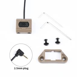 ModButton Remote Pressure Switch for SF M300 M600 WADSN flashlight Weapon Light PEQ15 DBAL CQBL NGAL Fit Keymod M-Lok