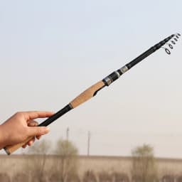 Telescopic Lure Fishing Rod 1.8M 2.1M 2.4M 3.0M Carbon Fiber Spinning Casting Ultralight Portable Travel Pole Tackle