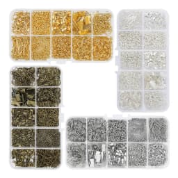 alloy stainless steel Making Material Set for Bracelet Making Supplie Earrings Jewelry Open ring lobster clasp chain Accessories