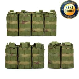 1000D Tactical Magazine Pouch Double/Triple/Quadruple Mag Pouch Airsoft Ak 5.56mm M4 Ar Rifle Hunting Accessories