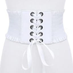 Women Fashion Stretch Belt Tassels Elastic Buckle Wide Dress Corset Waistband Women's High Waist Belt Wide Belts