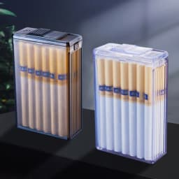 Transparent Cigarette Box Personalized Portable Visible Men's Sliding Cover Waterproof Moisture-Proof Sweatproof Compressive