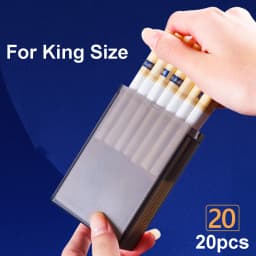 Transparent Cigarette Box Personalized Portable Visible Men's Sliding Cover Waterproof Moisture-Proof Sweatproof Compressive