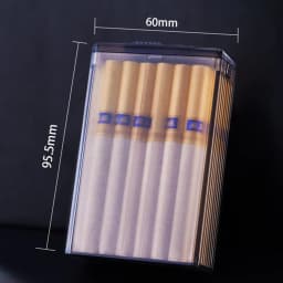 Transparent Cigarette Box Personalized Portable Visible Men's Sliding Cover Waterproof Moisture-Proof Sweatproof Compressive