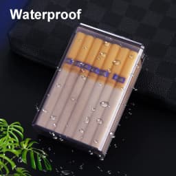 Transparent Cigarette Box Personalized Portable Visible Men's Sliding Cover Waterproof Moisture-Proof Sweatproof Compressive