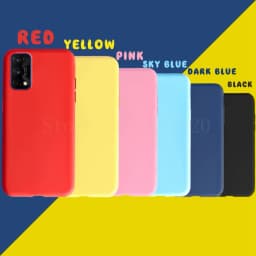 For Oppo Realme 7 X7 7 Pro Case Candy silicone Shockproof Phone Case On For Oppo Realme 7 7 Pro X7 X7Pro Full Cover Coque Bumper