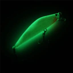 1Pcs 7cm 8g 3D Luminous Night Fishing Baits Minnow Lure with 6# Hooks Isca Artificial Hard Crankbaits Bass Pike Carp Fishing