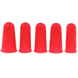 Silicone Finger Protector Sleeve Cover Anti-cut Heat Resistant Finger Sleeves Great Cooking Kitchen Tools