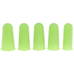 Silicone Finger Protector Sleeve Cover Anti-cut Heat Resistant Finger Sleeves Great Cooking Kitchen Tools