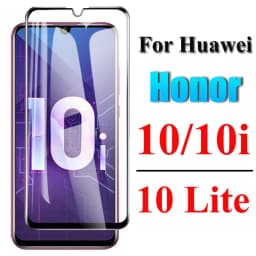 Full Cover Tempered Glass For Huawei Honor 10 Screen Protectors On Honor 10i 10 i Safety Protective Glass Film For Honor 10 Lite