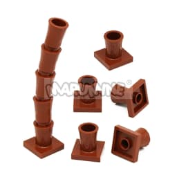 Marumine 6135 Palm Trunk with Cross 2563 Palm Base MOC Bricks Idea House Garden Tree Plants Model Kit Blocks Accessories Parts