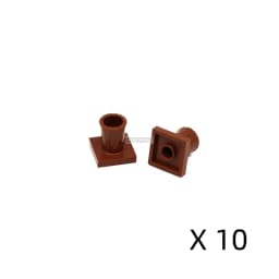 Marumine 6135 Palm Trunk with Cross 2563 Palm Base MOC Bricks Idea House Garden Tree Plants Model Kit Blocks Accessories Parts
