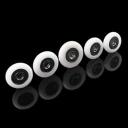 8pcs Shower Door Rollers/Runners/Spares 19/20/23/24/25/26/27mm wheels diameter, 5mm hole