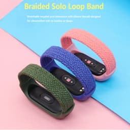 Bracelet for Xiaomi Mi band 6 7 Strap Nylon Braided SOLO LOOP pulseira bracelet Miband5 Wristband belt Mi band 5 4 3 6 correa