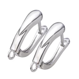 Peixin Luxury Cubic Zirconia Earrings Hook Accessories Rose Gold Brass Women's Dangle Earrings DIY Jewelry Making Charm